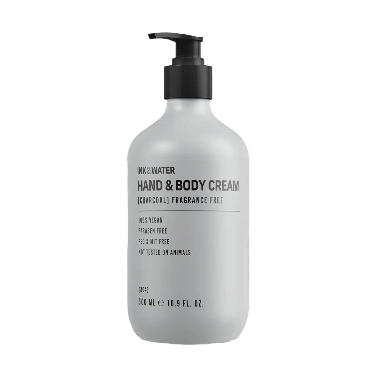 Charcoal Fragrance Free Hand & Body Cream