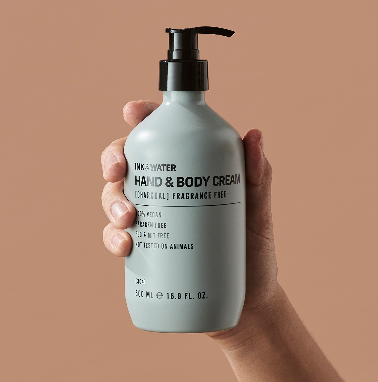 Charcoal Fragrance Free Hand & Body Cream