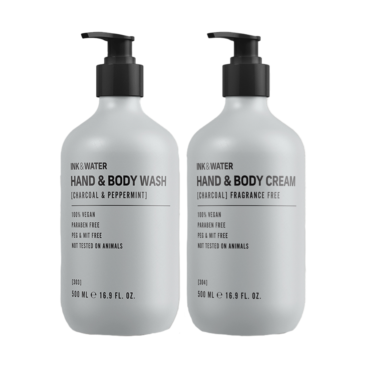 Charcoal & Peppermint Body Duo