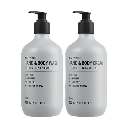 Charcoal & Peppermint Body Duo