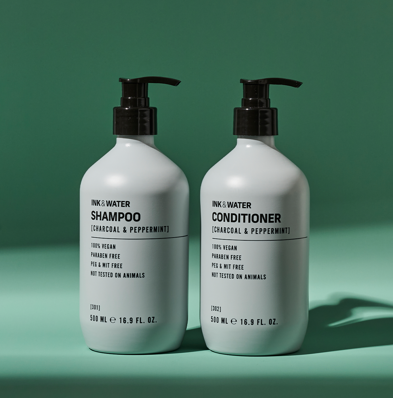 Charcoal & Peppermint Hair Duo