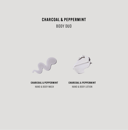 Charcoal & Peppermint Body Duo