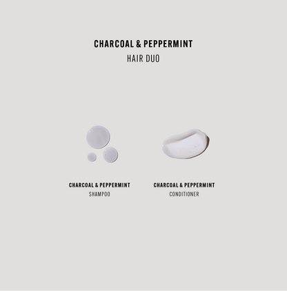 Charcoal & Peppermint Hair Duo