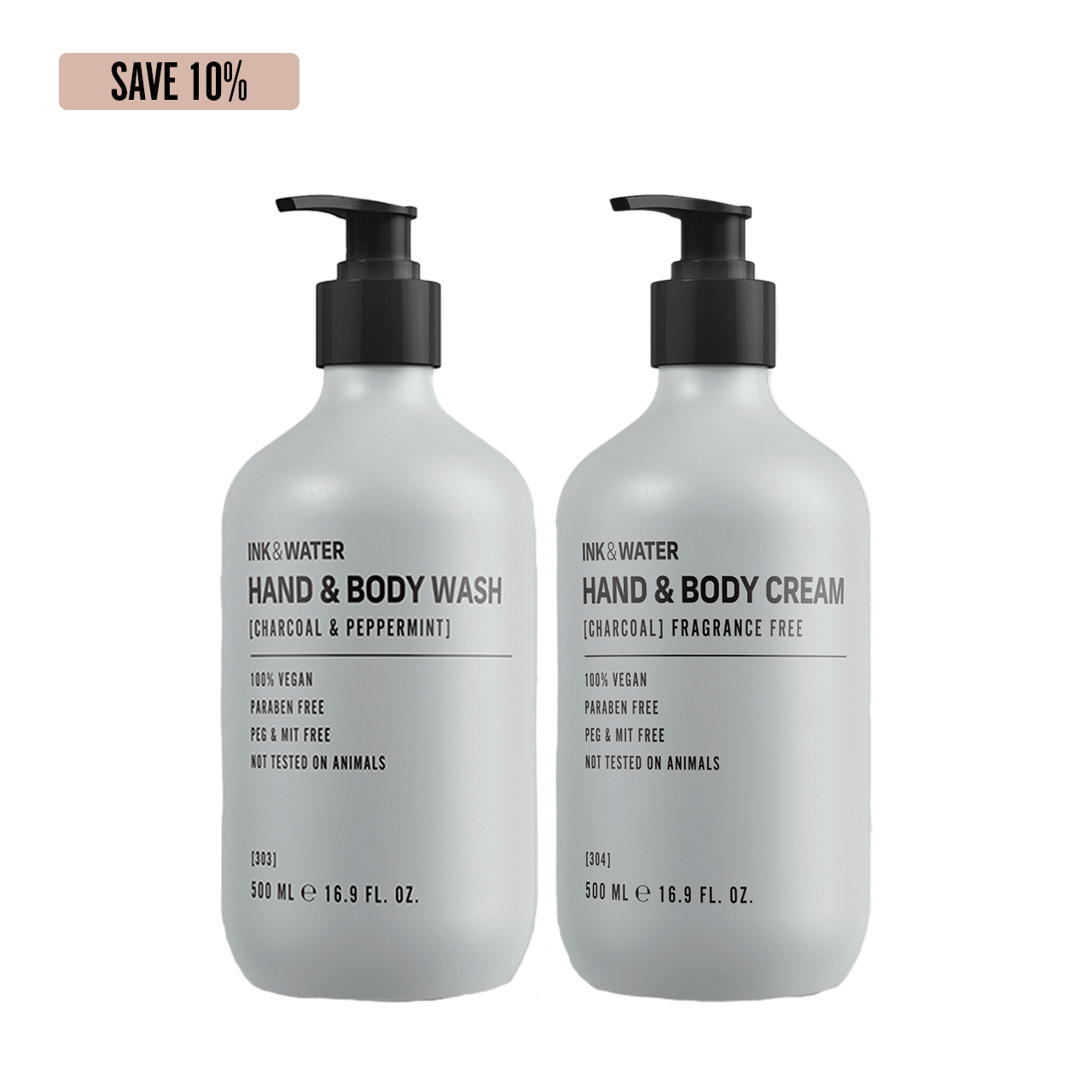 Charcoal & Peppermint Body Duo