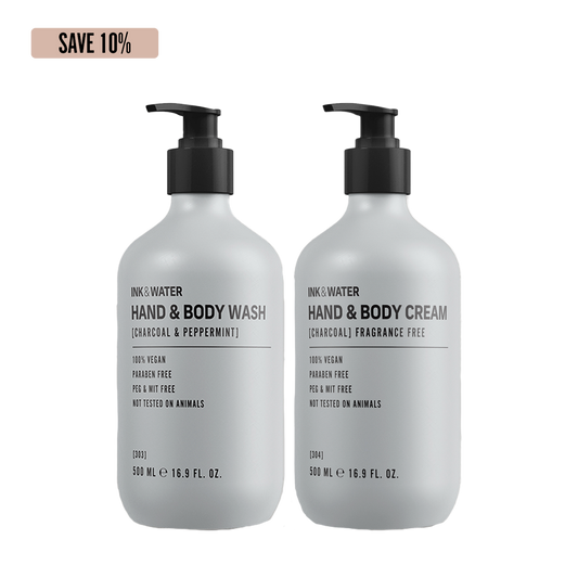 Charcoal & Peppermint Body Duo