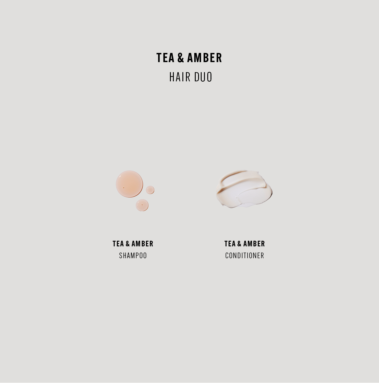 Tea & Amber Hair Duo